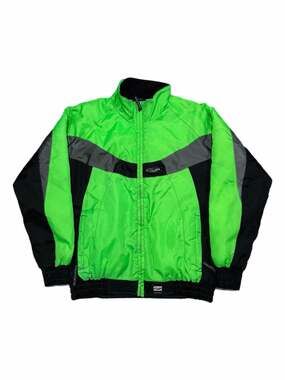 Coldwave Neon Green & Black Snowmobile Jacket Mens Size S